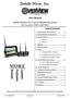 Dakota Micro, Inc. Users Manual. Digital Wireless Two Camera Monitoring System Part Number: DMOV DW7MC2