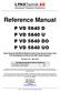 Broadcast Television Equipment. Reference Manual P VD 5840 D P VD 5840 U P VD 5840 DO P VD 5840 UO