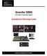 Granite 5000 Live Video Production System Installation Planning Guide Create Compelling Live Video