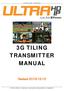 3G TILING TRANSMITTER MANUAL