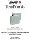 VHF & UHF REMOTE RECEIVERS INSTALLATION AND PROGRAMMING INSTRUCTIONS MODEL NUMBERS TMP-5414 & TMP 5428