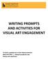 WRITING PROMPTS AND ACTIVITIES FOR VISUAL ART ENGAGEMENT