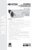 VTC-IRM40. Premium 2.1 Megapixel Indoor/ Outdoor 6-in-1 HD/EX-SDI / TVI / AHD / CVI / CVBS Motorized Varifocal Bullet Camera with IR LED Illumination