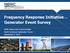 Frequency Response Initiative Generator Event Survey. NERC Resources Subcommittee North American Generator Forum December 8, 2016