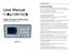 User Manual. Digital Storage Oscilloscopes Models 2534, 2540 & General Safety Summary. Version 1.03