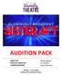 AUDITION PACK. 24 May 1 June 2019 Ashburton Trust Event Centre