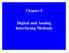 Chapter 8. Digital and Analog Interfacing Methods