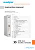 Instruction manual. STB 016 Art.Nr.: SAT-TV-Transmodulator DVB-S/S2 (QPSK/8PSK) DVB-C (QAM) Contents