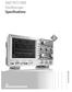 R&S RTC1000 Oscilloscope Specifications