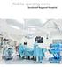 Modular operating rooms Sundsvall Regional Hospital