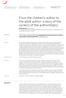 From the children s author to the adult author: a story of the cycle(s) of the authorship(s)