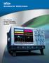 WAVEMASTER 8000A SERIES. The Ultimate Analysis Capability for Next-Generation Research