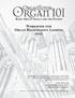 OrganTutor Registration Workbook Version 3.3 Copyright 1998, 2018 by Ard Publications All Rights Reserved