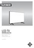 LCD TV BEDIENUNGSANLEITUNG INSTRUCTION MANUAL MODE D EMPLOI ISTRUZIONI PER L USO A43U546A