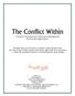 The Conflict Within. A Guide to Personal and Classroom Management By Michael Edgar Myers