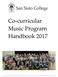 Co-curricular Music Program Handbook 2017