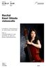 Recital Kaori Shioda violoncello