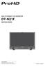 DT-N21F MULTI FORMAT LCD MONITOR INSTRUCTIONS. Version: V1.0.0V03