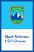 Quick Reference HDR Glossary