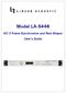 Model LA AC-3 Frame Synchronizer and Rate Shaper User s Guide