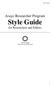Style Guide. Arago Researcher Program. for Researchers and Editors