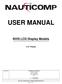 USER MANUAL. NVIS LCD Display Models Display NE 7 th Avenue Fort Lauderdale Florida, United States 33304