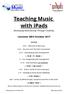 Teaching Music with ipads CPD