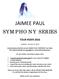 JAIMEE PAUL SYMPHONY SERIES
