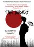 The Mikado. Farndale Avenue Housing Estate Townswomen s Guild Operatic Society s Production of