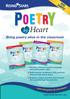 by Heart Bring poetry alive in the classroom FREE sample 3 Develop children s spoken language 3 Build teacher confidence with practical