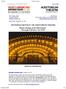 UPCOMING EVENTS AT THE AUDITORIUM THEATRE Show Listings and Information Through February 18, 2018
