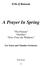 Erik Q Ransom. A Prayer In Spring. The Pasture October Now Close the Windows. For Tenor and Chamber Orchestra. Full Score