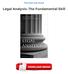 Legal Analysis: The Fundamental Skill PDF