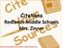 Citations Redlands Middle Schools Mrs. Zinner.