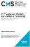 22 ND ANNUAL YOUNG ENSEMBLES CONCERT