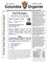 The Greater October 2006 Columbia Organist. A Publication of the Greater Columbia Chapter of the American Guild of Organists
