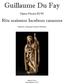 Guillaume Du Fay. Rite maiorem Iacobum canamus. Opera Omnia 02/04. Edited by Alejandro Enrique Planchart