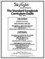 The Standard Songbook Curriculum Guide