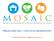 Mosaic Home Care A tour of our Wonderful City. A Guide for Members, Families and Caregivers