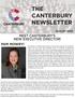 THE CANTERBURY NEWSLETTER