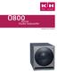 O800. Active Studio Subwoofer. Installation and Operation