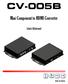 CV-005B. Mini Component to HDMI Converter. User Manual. Made in Taiwan