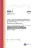 SERIES J: CABLE NETWORKS AND TRANSMISSION OF TELEVISION, SOUND PROGRAMME AND OTHER MULTIMEDIA SIGNALS Measurement of the quality of service