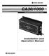CA30/1000 1GHz Broadband Push-Pull Distribution Amplifier. Installation and Operation Manual