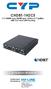 CHDBT-1H2CE 1 3 HDMI over HDMI and CAT5e/6/7 Splitter with PoE and LAN Serving