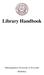 Library Handbook. Sabaragamuwa University of Sri Lanka Belihuloy