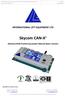 INTERNATIONAL LIFT EQUIPMENT LTD. Skycom CAN-X+ Absolute Shaft Positioning System Manual (basic version)