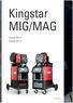 Kingstar MIG/MAG. Kingstar 400 TS Kingstar 520 TS KINGSTAR MIG