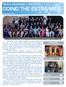 Walton Newsletter Fall 2013 GOING THE EXTRA MILE December 2013