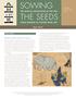 SOWING THE OFFICIAL NEWSLETTER OF THE ERIC THE SEEDS